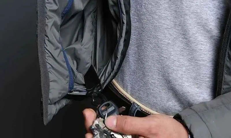 Winter Outdoor Jackets Men Parkas Warm Lightweight Tactics Causal Jacket Heat Reflective Windproof Hiking Coat Windbreaker