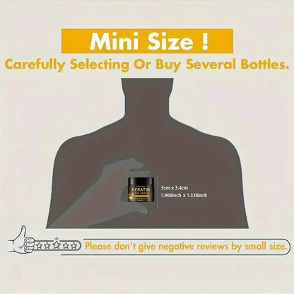 Keratin Hair Mask Moisturizer Conditioner Soft Smooth Frizz Damaged Hair Care Repair Damaged Hair Restore Shine Hair Mask - AMULET RING STORE