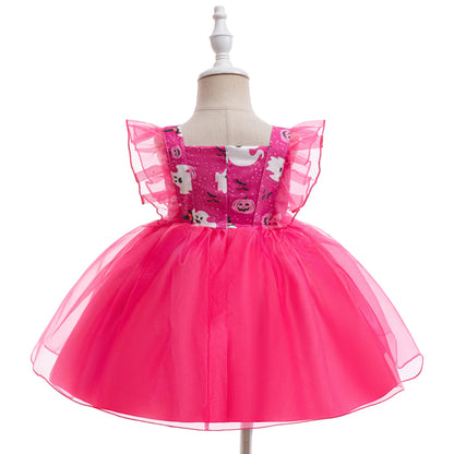 Toddler Kid Girl Christmas Dress Baby Girl First Birthday Xmas Party Dress