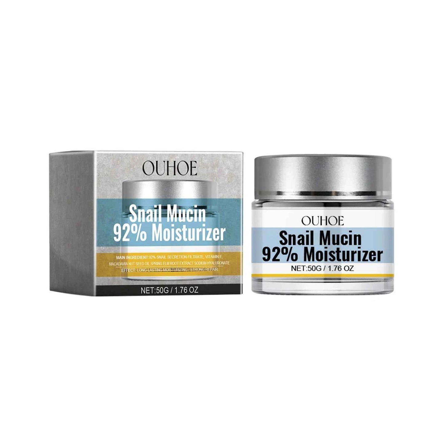 Snail Mucin Cream Argan Seed Oil Moisturizing Nourishing Repairing Lighten Fine Lines Lifting Firming Skin Care Day Cream
