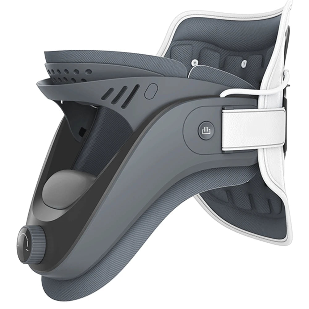 Cervical Traction Device & Neck Brace Set Neck Stretcher Adjustable Neck and Shoulder Relaxer Comfortable for Home Travel Office - AMULET RING STORE