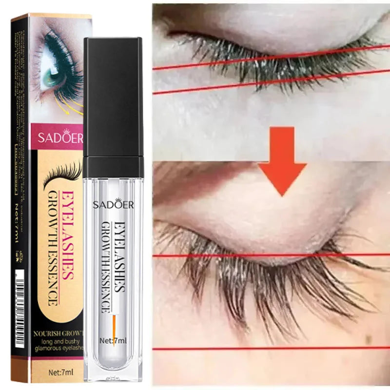 Fast Eyelash Growth Serum 7 Days Lashes Eyebrow Enhancer Product Longer Fuller Thicker Extension Treatment Lash Lift Care Makeup - AMULET RING STORE