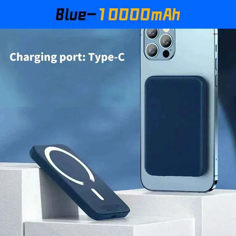 20000mAh Magnetic Power Bank Wireless PD 22.5W Fast Charger