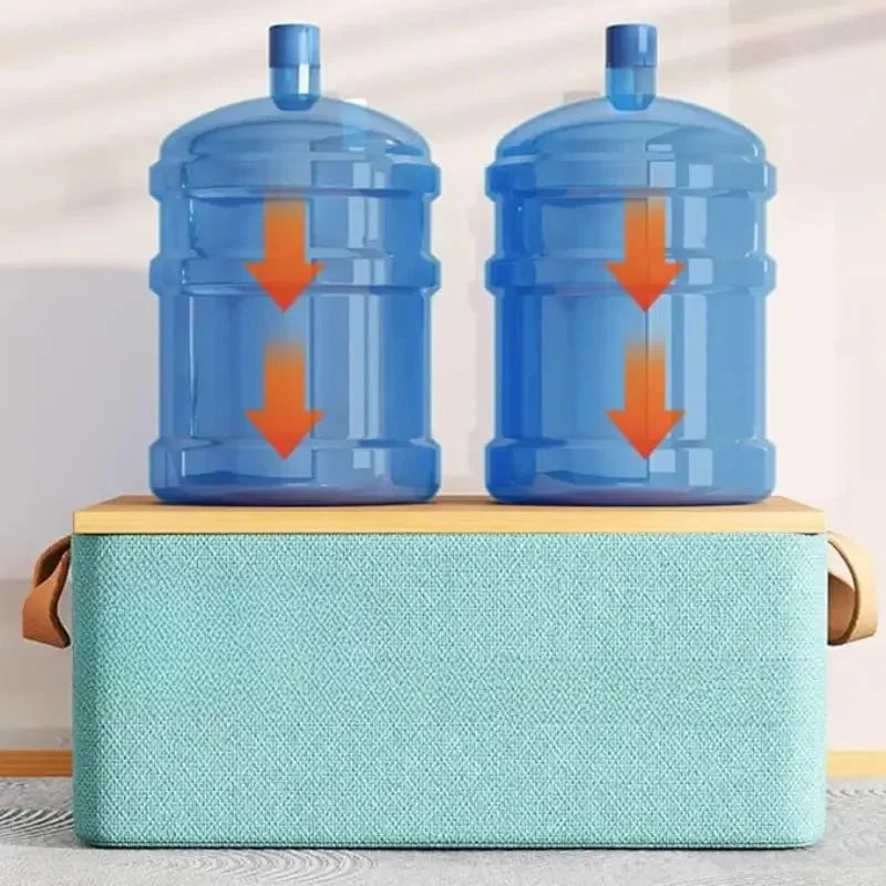 Covered clothing storage box, layered wardrobe organizer, foldable storage basket, underwear foldable storage basket - AMULET RING STORE