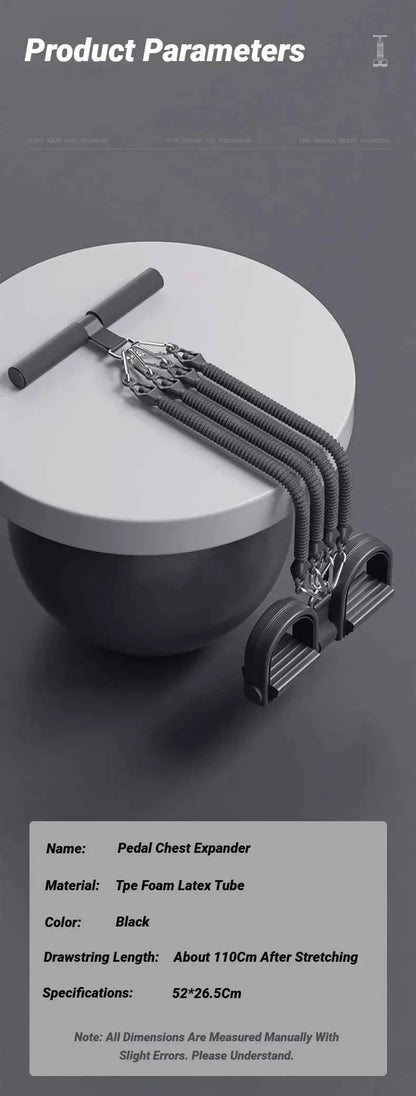 1pcPedal Tensioner for Home Fitness  Multifunctional Back Abdomen Ab Trainer for Men  Resistance Pull Exerciser