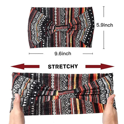 Bohemian Trendy Yoga Motion Hairpie Sweat-Absorbing Sweat Absorption And Elastic Cotton Head Ladies Headwear Hair Accessories - AMULET RING STORE