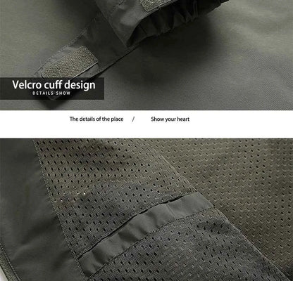 Winter Jacket Fashion Coat Hoodies Camping Hiking Jacket Men's Casual Waterproof Jacket Windbreaker Men Outerwear Men's Clothes