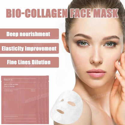 Deep Hydrating Bio Collagen Face Mask Overnight Moisturizer Pore Minimizing Refreshing Brightening Skin Care