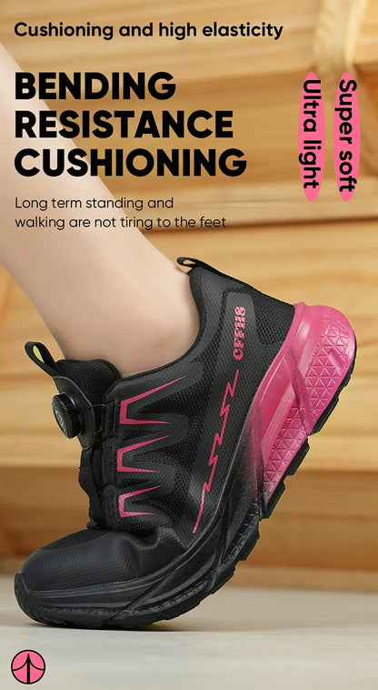 New women's anti-puncture anti-smash breathable fashion safety protection shoes - AMULET RING STORE