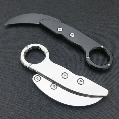 Pocket Mini Outdoor Knife All-steel Claw Mechanical Paw Knives Tactical Karambit Multi Tool EDC Portable Camping Gift for Men