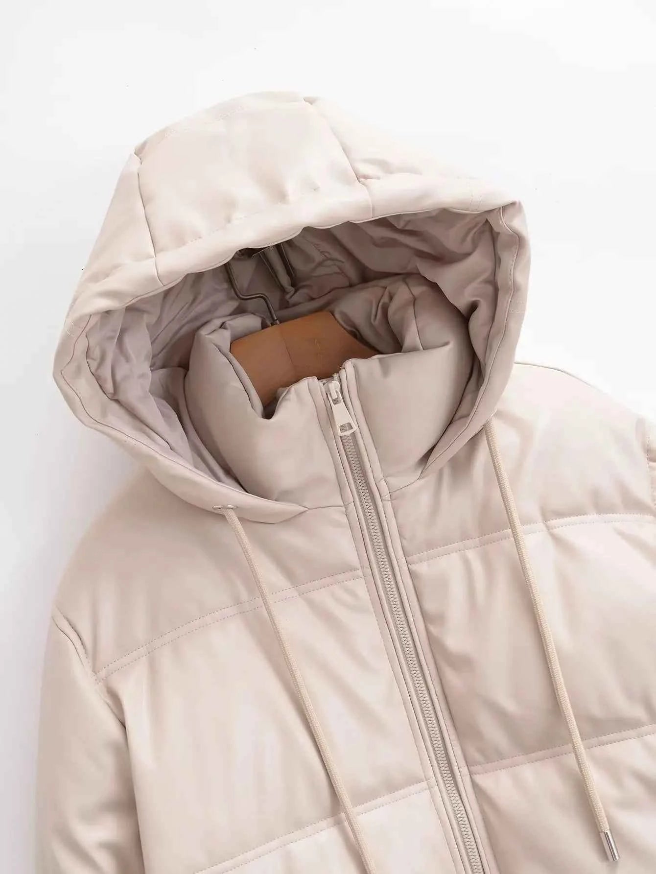 Winter Women's Cold Coat Winter Jackets For Women 2023 Warm Leather PU Parkas Winter Coat Promotion Female Outerwear