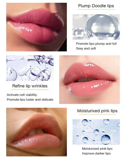 Instant Lip Plumping Essential Oil Fuller Lip Gloss Serum Last Nourishing Anti wrinkle Moisturising Sexy Lip Care Mask Makeup - AMULET RING STORE