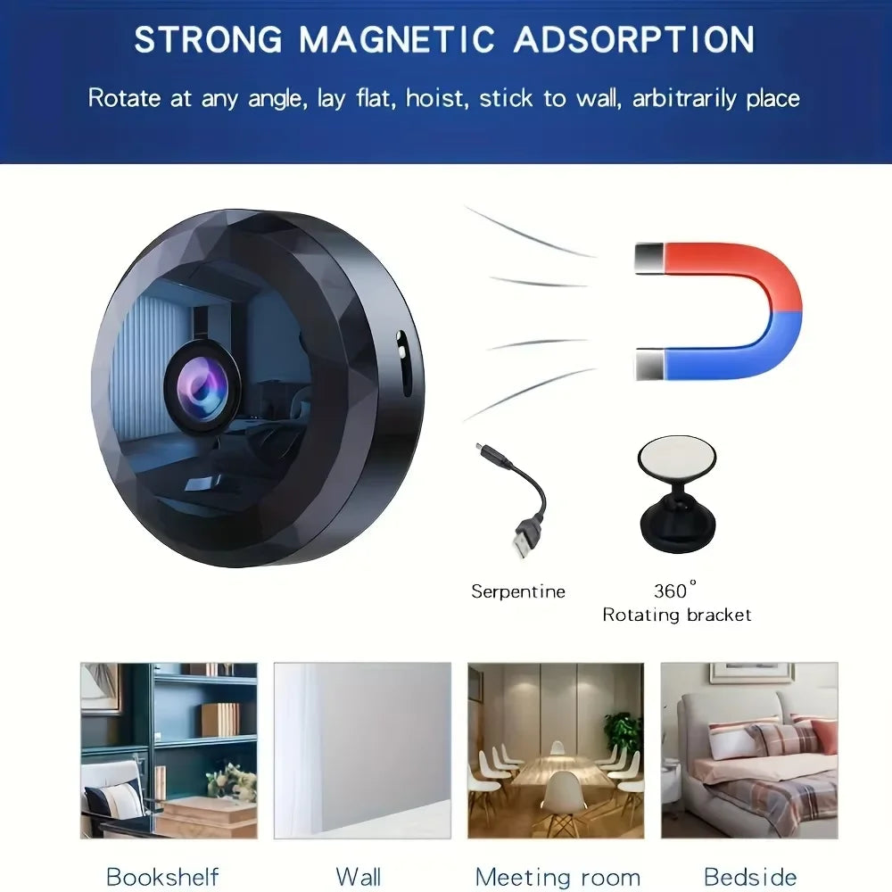 Xiaomi Wireless A11 Camera Mini WiFi Monitoring 1080P HD Video Security Camera Rechargeable Battery Motion Detection Camera New - AMULET RING STORE