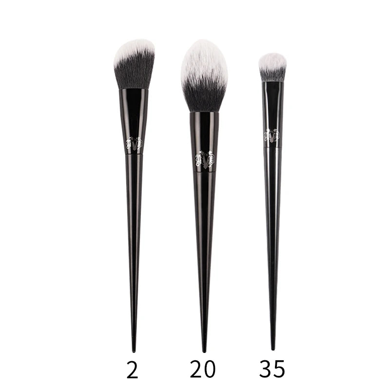 Kat Von D Makeup Brush Set & Kit Foundation Blush Highlight Concealer Powder Sculpting Eyeshadow Brush KVD Brand Makeup Brush - AMULET RING STORE