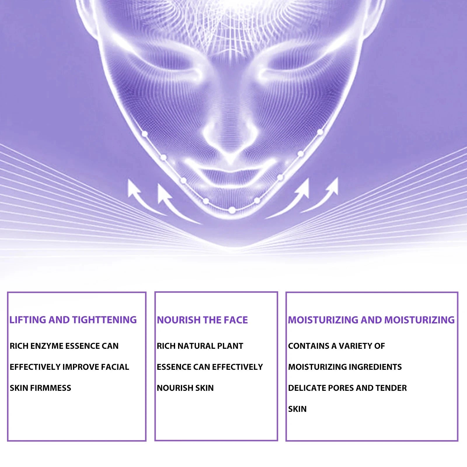 V face firming cream removes masseter muscles, enhances facial contour, tightens jawline, moisturizes skin with double chin - AMULET RING STORE