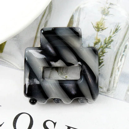 Bgffuy Leopard Korea Acetate Hollow Colorful Mini Hair Claws Crab Hair Clips for Child Girls Hairpins Hair Accessories Barrettes