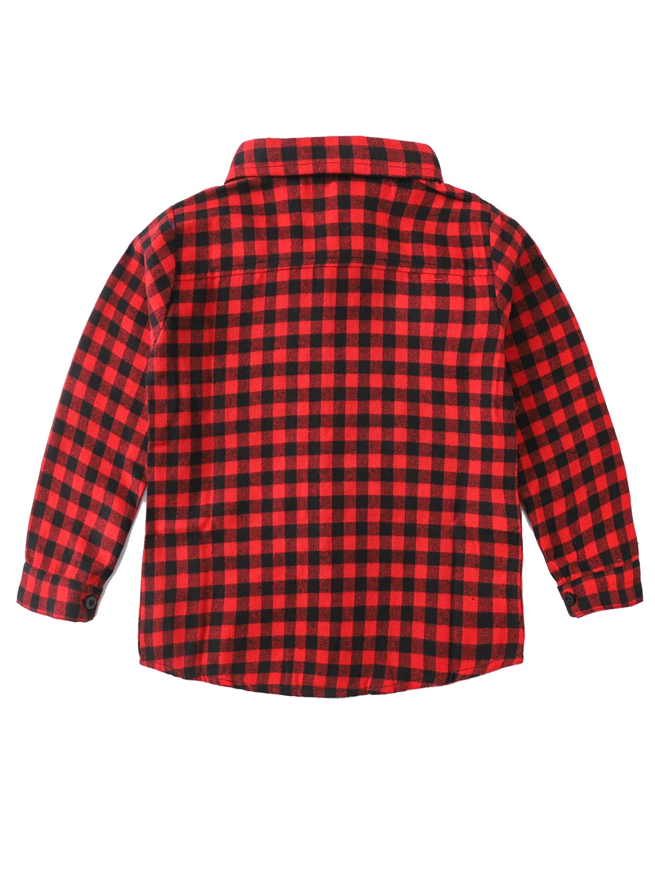 New Spring and Autumn Winter Boys and Girls 1-14 Years Old Classic Woolen Checkered Shirt Student Dress Versatile Shirt