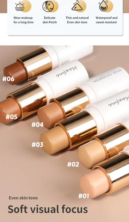 Concealer Foundation Cream Stick Oil Control Lasting Waterproof BB Cream Full Coverage Face liquid base korean makeup Cosmetics - AMULET RING STORE