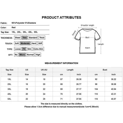 Plus Size Women's Aurora Printed Gauze Cloak Sleeve Blouse Tunic Tops Ladies Summer Casual Loose T Shirts Tee XL 2XL 3XL 4XL 5XL