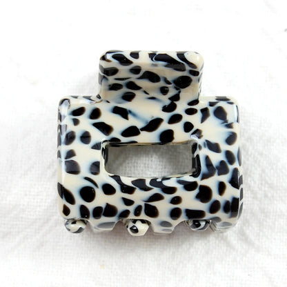 Bgffuy Leopard Korea Acetate Hollow Colorful Mini Hair Claws Crab Hair Clips for Child Girls Hairpins Hair Accessories Barrettes