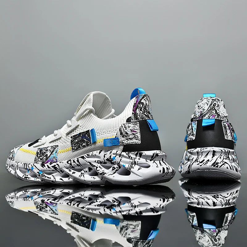 Shoes men Sneakers Male casual Mens Shoes tenis Luxury shoes Trainer Race Breathable Shoes fashion loafers running Shoes for men - AMULET RING STORE