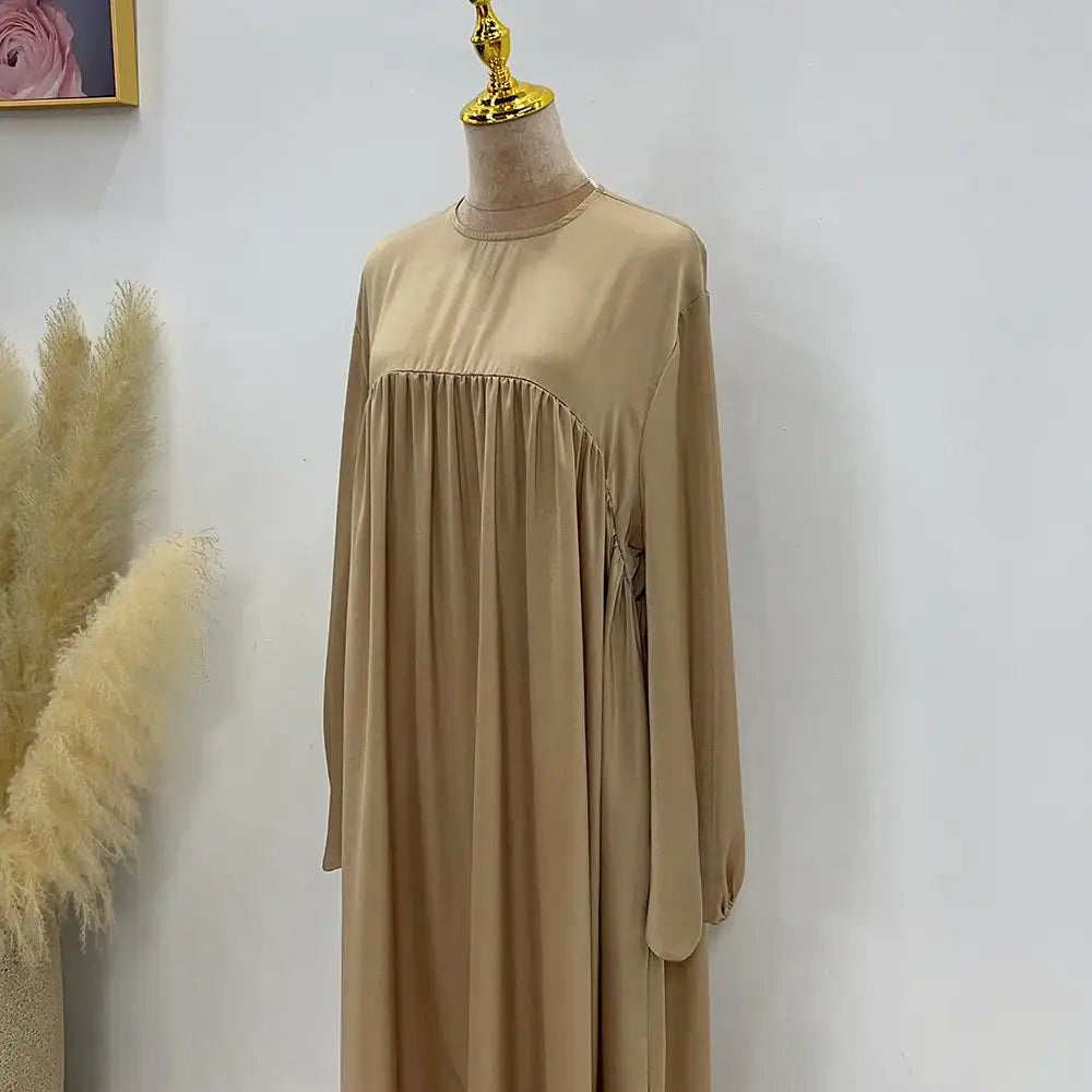 Plain Muslim Abaya Long Dress - Islamic Clothing - AMULET RING STORE