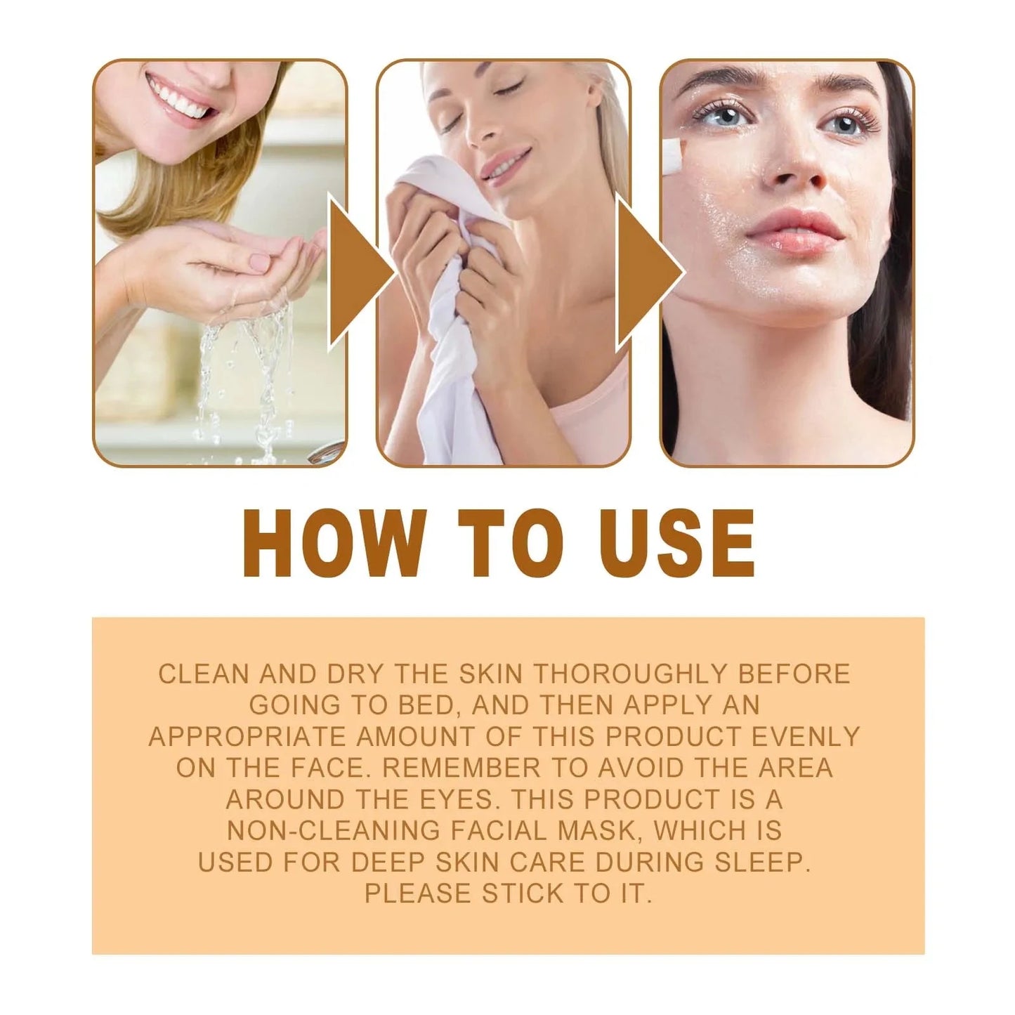 Jaysuing Collagen moisturizing facial mask reduces facial fine lines, tightens skin, moisturizes skin, and sleeps facial mask - AMULET RING STORE