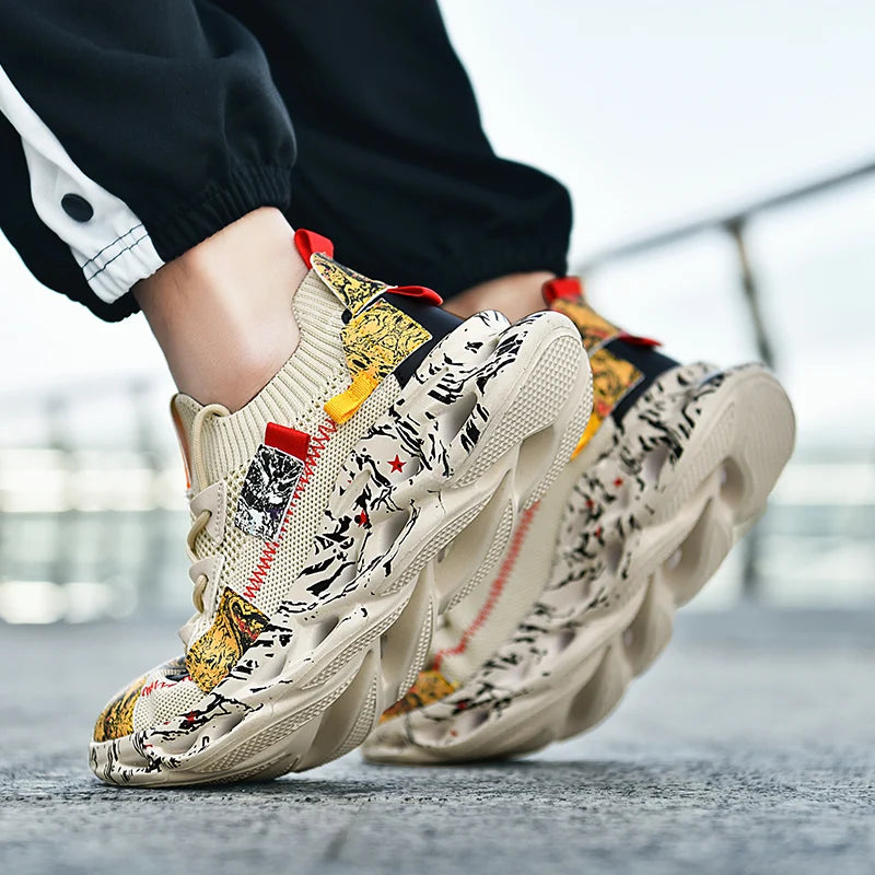 Shoes men Sneakers Male casual Mens Shoes tenis Luxury shoes Trainer Race Breathable Shoes fashion loafers running Shoes for men - AMULET RING STORE