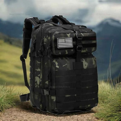 Outdoor tactical backpack - With a large waterproof capacity and lightweight design, this backpack is suitable for hiking trips.