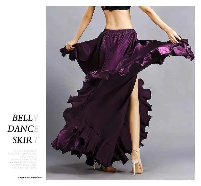Sexy Belly Dance Skirt Bot f Skirt New Sle Spring Summer Large Swing Beginner Eastern Dance Practice Long Skirt