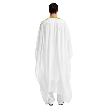 Islam Clothing Men Robe Kaftan Muslim Man Moroccan Casual Long Jubba Thobe Arabic Robe Middle East National Costume Eid Ramadan