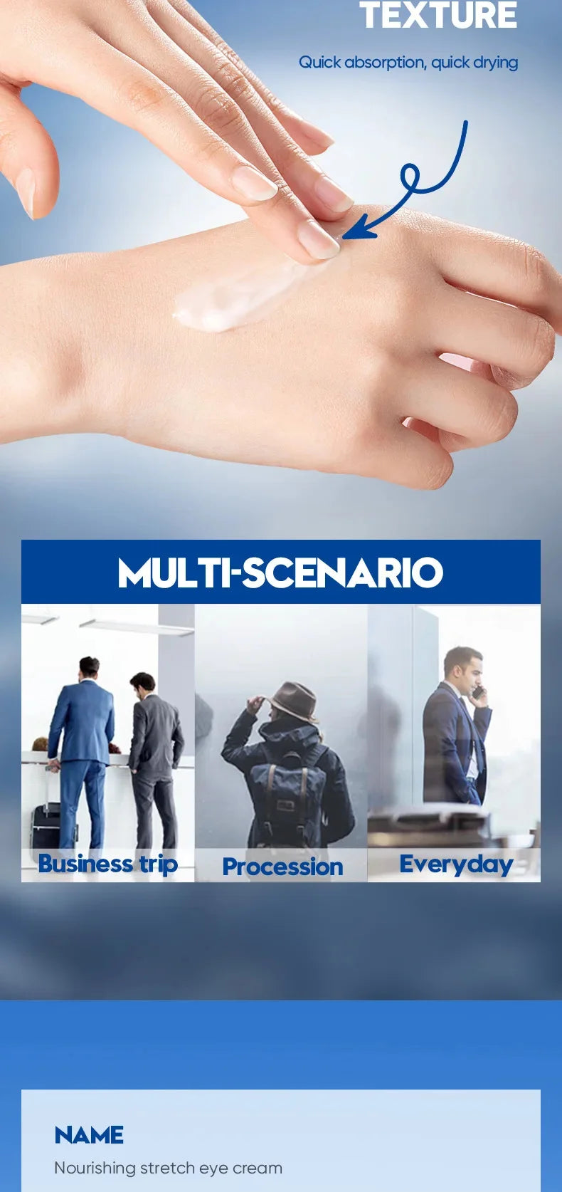 Instant Eye Bag Remove Eye Cream Anti Fat Particles Dark Circles Puffiness Fade Fine Lines Lift Brighten Korean Beauty Eye Care - AMULET RING STORE