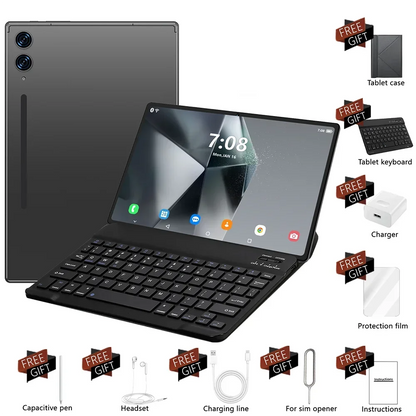 2025 Pad 7s Pro Tablet Android 15 10.1inch Touch Tablets Global Version Original Tablette 16GB+1TB Dual SIM Phone Call 10000mAh