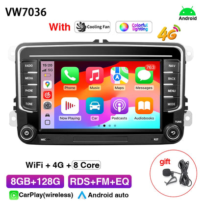 7inch Car Radio CarPlay Android Auto for Volkswagen VW Passat B6 B7 CC Tiguan Touran GOLF POLO CarPlay 7inch 2+32GB / 4+64GB - AMULET RING STORE