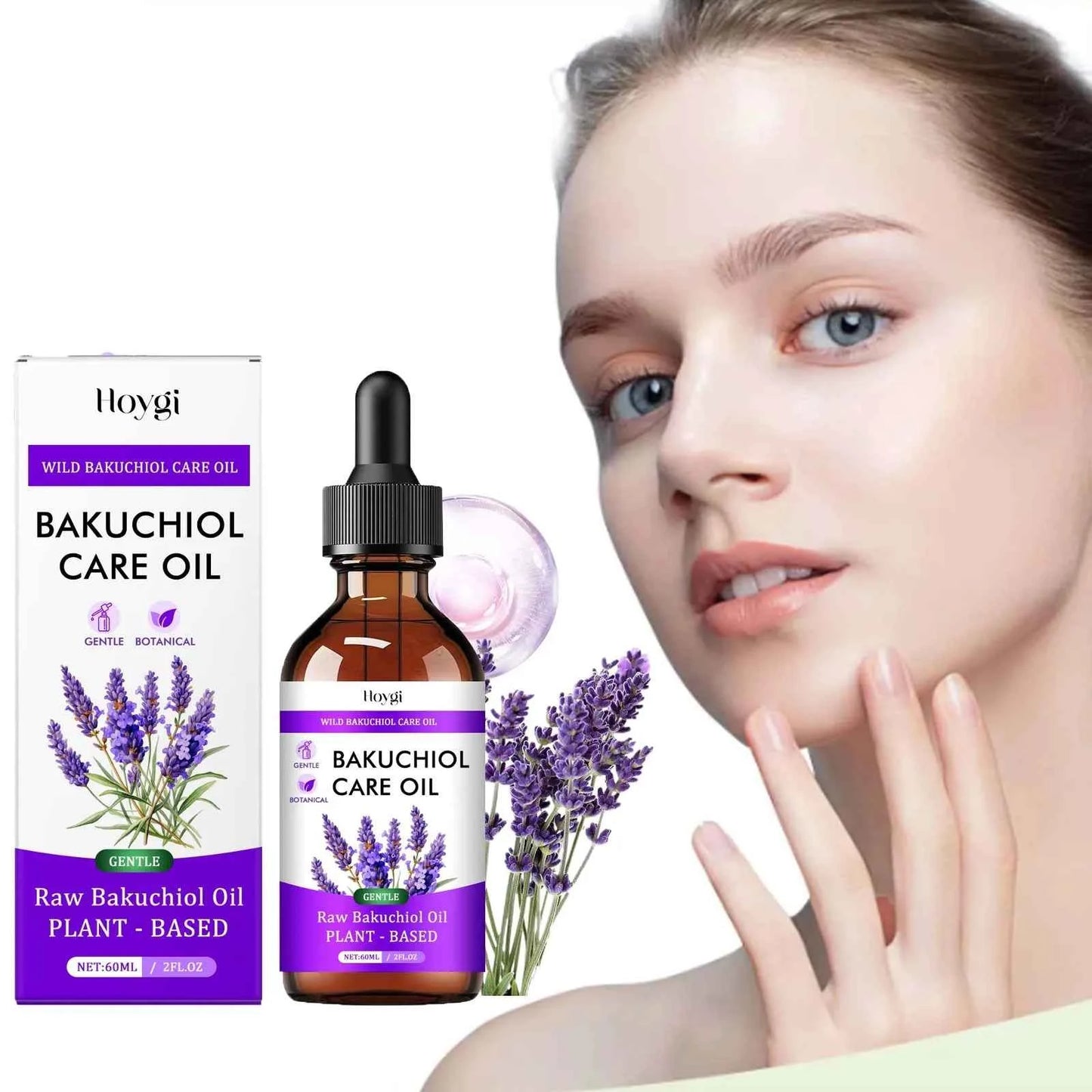 Bakuchiol Essectial Oil Relaxing Fade Fine Lines Brightening Skin Smoothing Facial Body Skin Care Nourish for Sensitive Skin