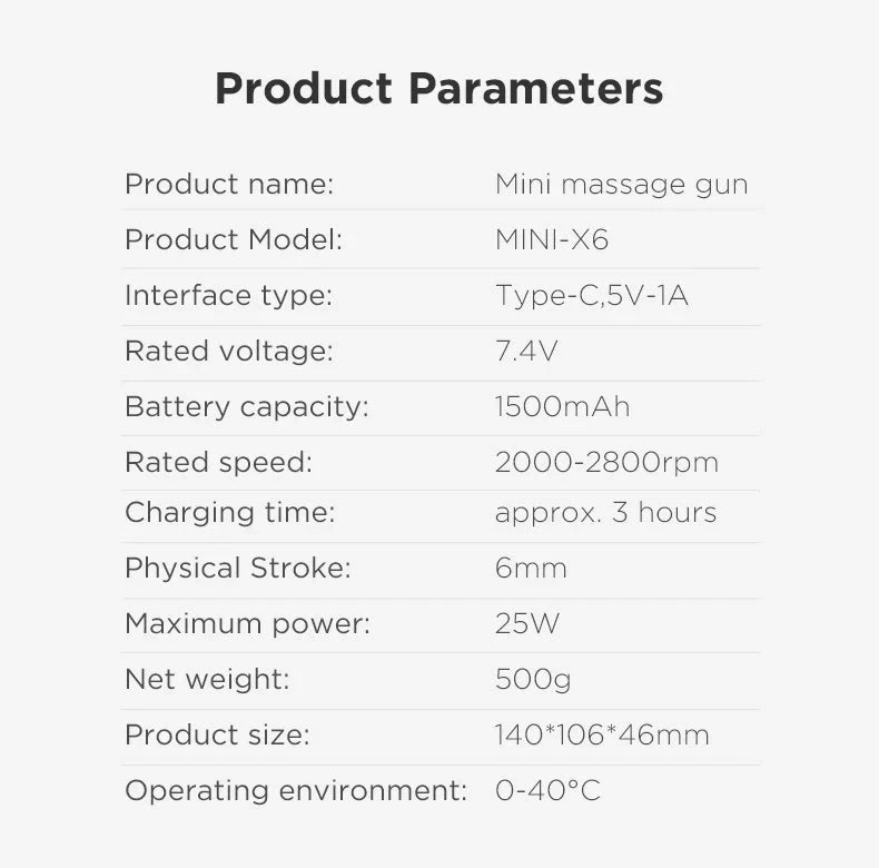 BOOSTER X6 Massage Gun Home Multifunctional Fitness Women's Muscle Relaxation Electric Pounding Sports Massager - AMULET RING STORE