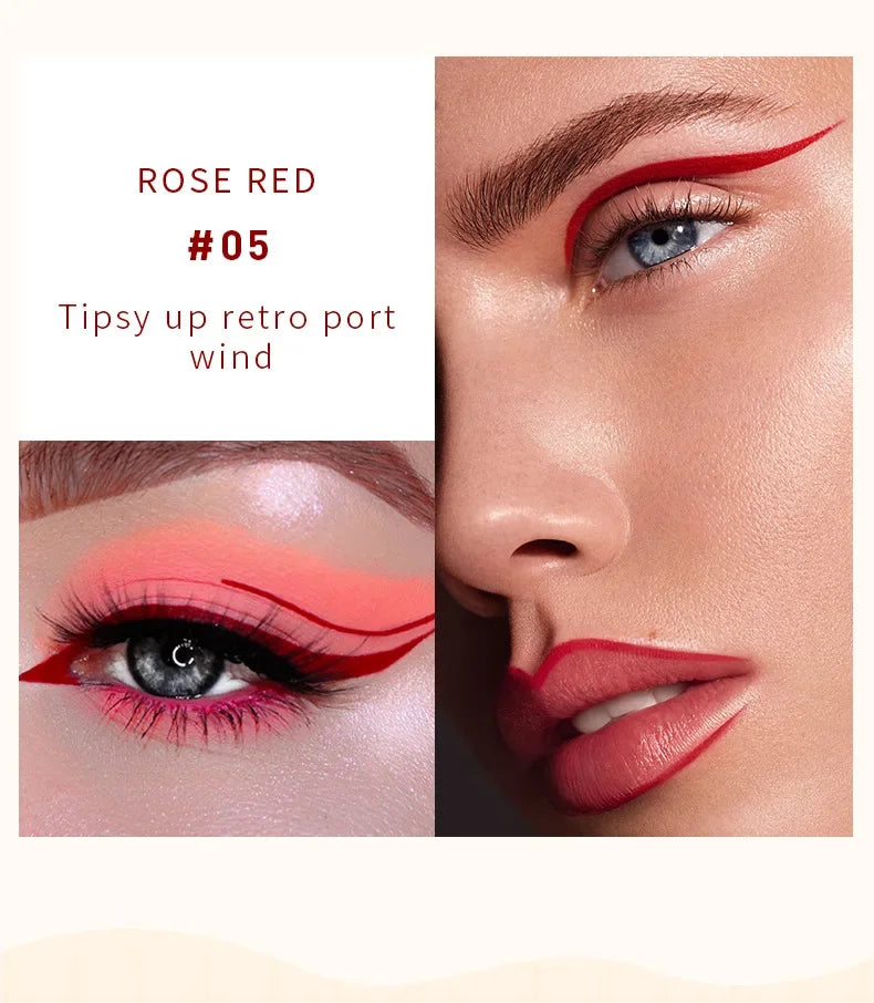 12 Colors Liquid Eyeliner Pencil Shimmer Sexy EyeShadow Portable Waterproof Durable Eyeliner Women Hot Sales Makeup Cosmetics - AMULET RING STORE