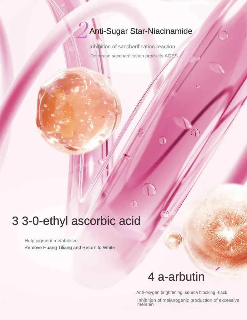 28 pcs/set 377 Whitening Ampoule Essence, Vitamin C Anti-Aging Essence, Niacinamide Brightening Essence Korean Skincare Products