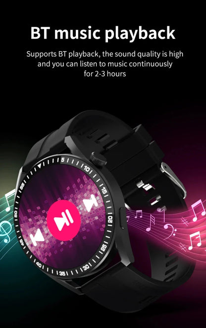 New For Men Women SmartWatch 1.61‘’ Amoled Phone Call Heart Rate GPS Tracker Sport Waterproof Smart Watch for IOS Android