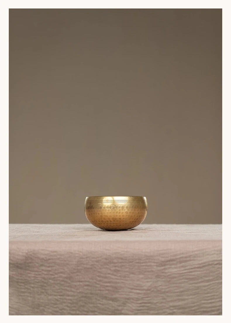 Nepal Singing Bowl Handmade Copper Bowl Sound Healing Yoga Meditation Professional Original Tibetan Bowls Buddha Instrument - AMULET RING STORE