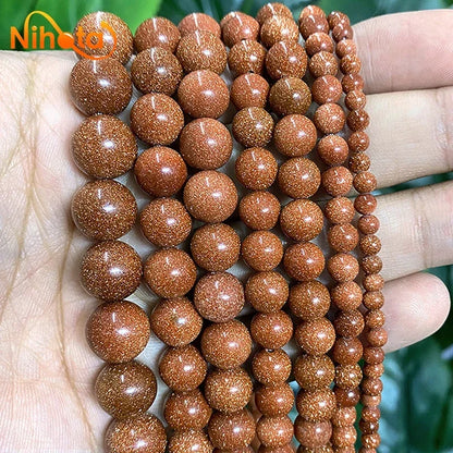 Natural Stone Beads Round Agates Turquoises Amazonite Quartz Lava Tiger Eye Beads