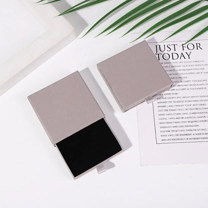1Pc Thick Kraft Paper Drawer Jewelry Box With Sponge Greet Card for Necklace Bracelet Ring Gift Box Jewelry Packaging Box Joyero - AMULET RING STORE