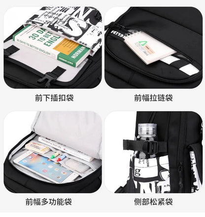 NEW Children Orthopedics School Bags Kids Backpack In Primary Schoolbag For Teenager Boys Waterproof Backpacks Book Bag mochila