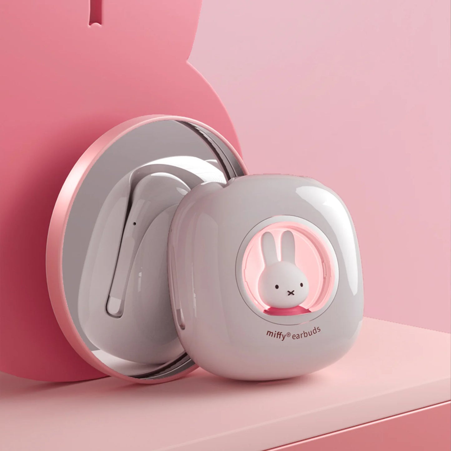 Miffy Bluetooth Wireless EarBuds Headset TWS Bluetooth 5.3 Touch Control Long Standby Earbud HiFi Stereo Headphones With Light - AMULET RING STORE