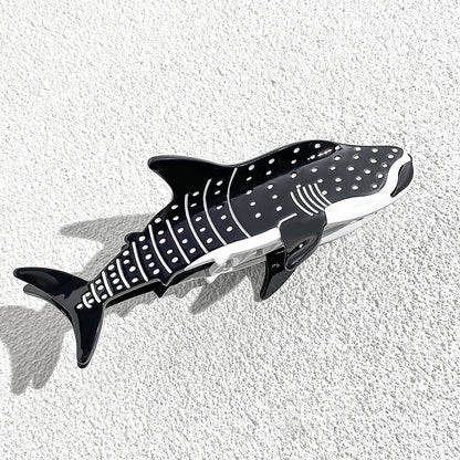 Creative Funny Acetate Tortoise Sturgeon Fish Shark Hairpin Oversize Marine Animal Barrettes Thick Hair Clip Claw Accessories - AMULET RING STORE