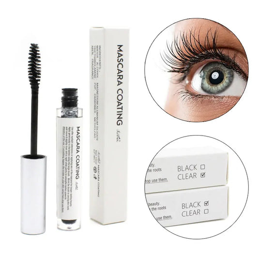 10ml Eyelash Coating Sealant Mascara Clear/Black Waterproof Long Lasting Keep Eyelash Extense Styling Beauty Makeup Tool - AMULET RING STORE