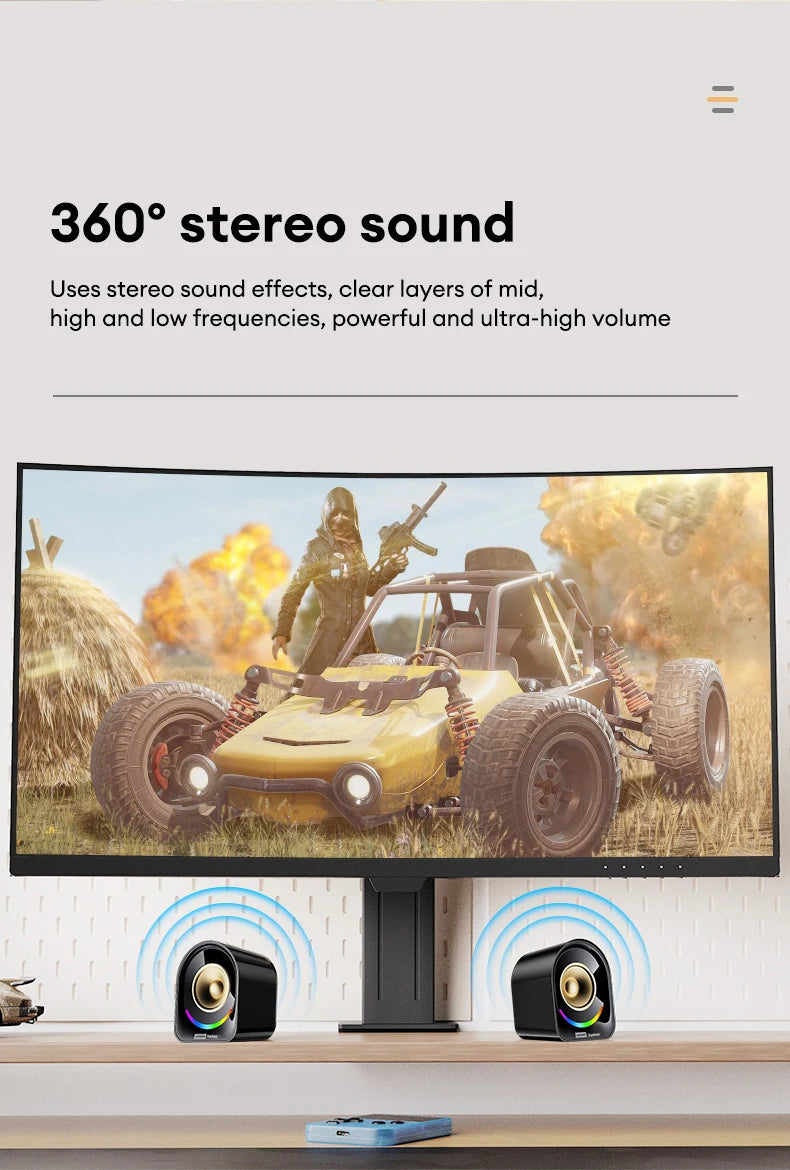 New Lenovo A02 Wireless Bluetooth V5.4 Speaker With Dual Mode RGB Light Wired Loudspeaker Vibrant Stereo Sound Camping Soundbox