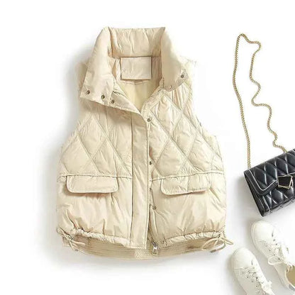 Padded Coats Down Vest Jacket For Women Very Warm Hit High Quality New Feather Coat Sleeveless Vests Jackets Woman Winter 2025
