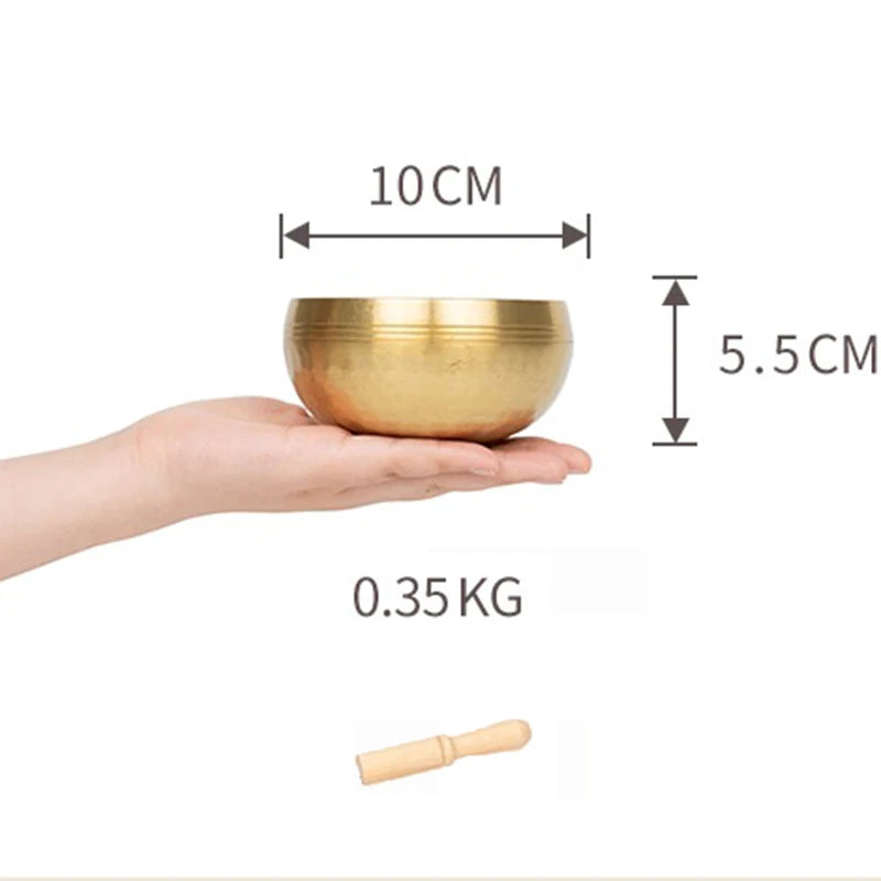 Nepal Singing Bowl Handmade Copper Bowl Sound Healing Yoga Meditation Professional Original Tibetan Bowls Buddha Instrument - AMULET RING STORE