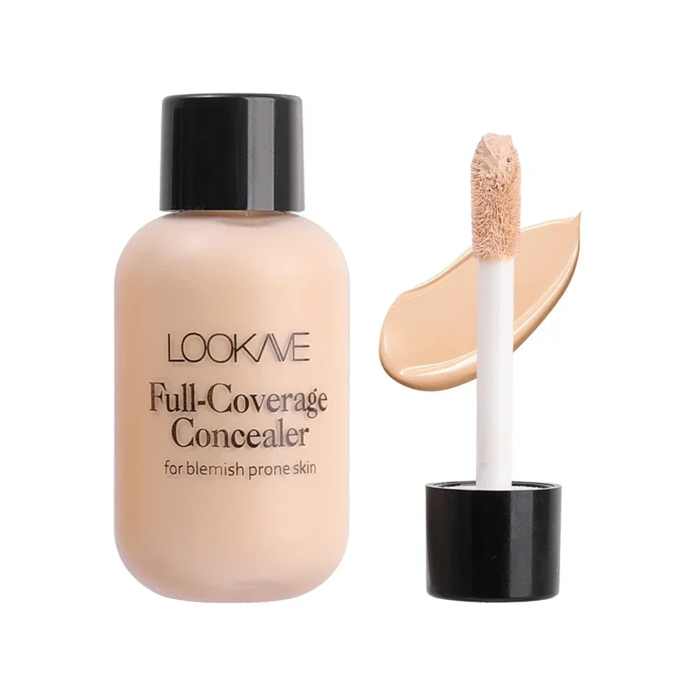 Full Cover Liquid Concealer Cream Makeup 12ML Invisible Eye Dark Circles Cream Face Foundation Waterproof Make Up Base Cosmetics - AMULET RING STORE